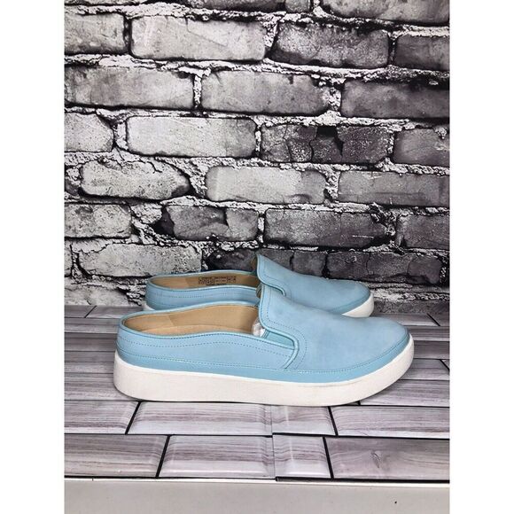 Vionic Effortless Porcelain Blue Suede Leather Comfort Shoes Women 8.5M US/40EU - Picture 2 of 15